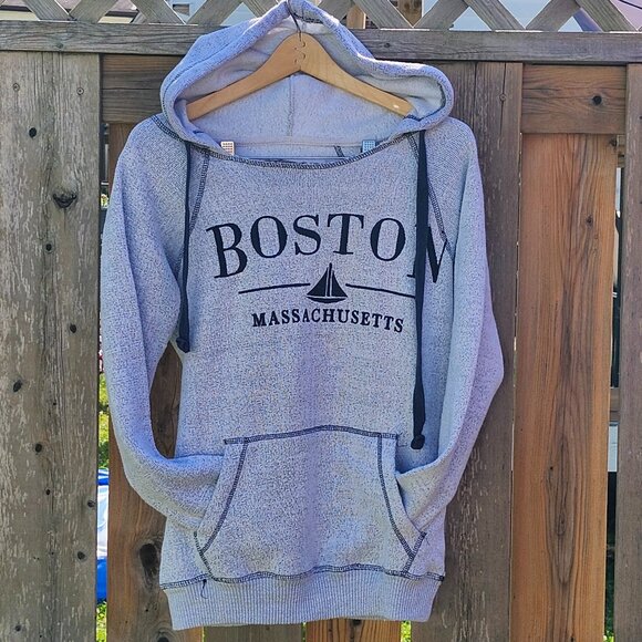 Luxurious BAY STATE GEAR Boston Massachusetts Sweater Women's Size Small COSTAL - Picture 1 of 5